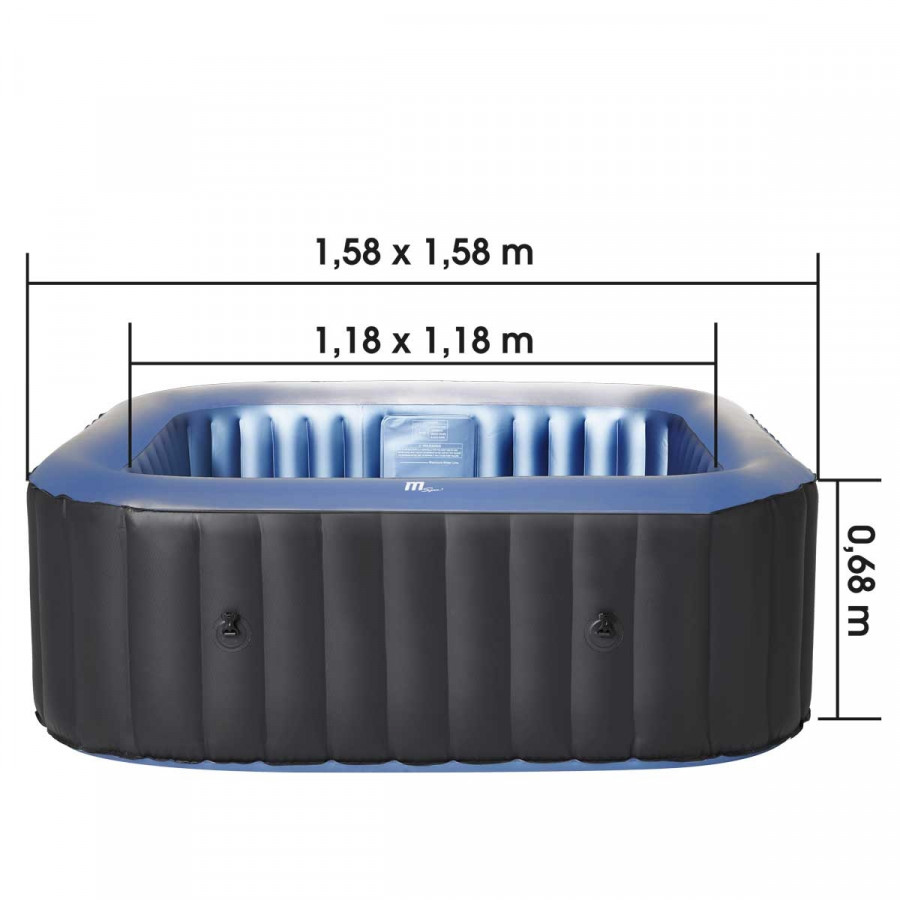 Technische Daten - Maße des Whirlpools