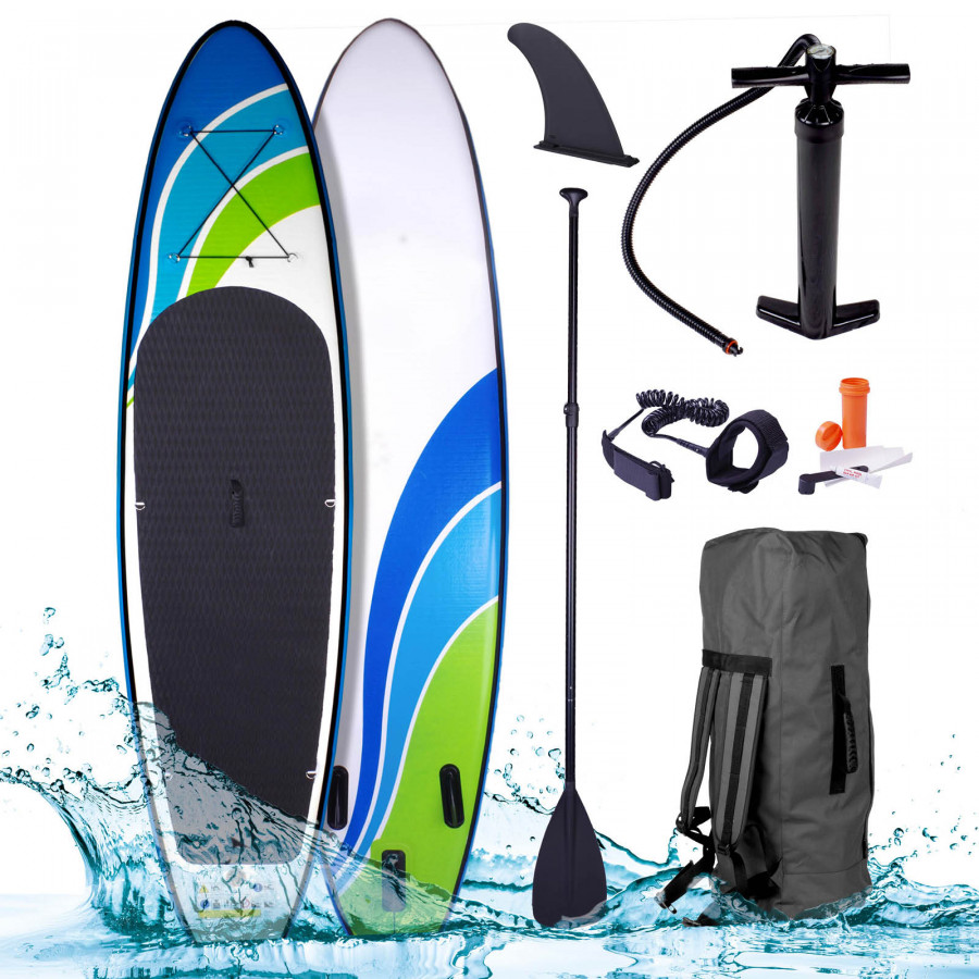 320cm SUP Board Set Stand Up Paddle Aufblasbar Surfboard Paddling For Erwachsene 
