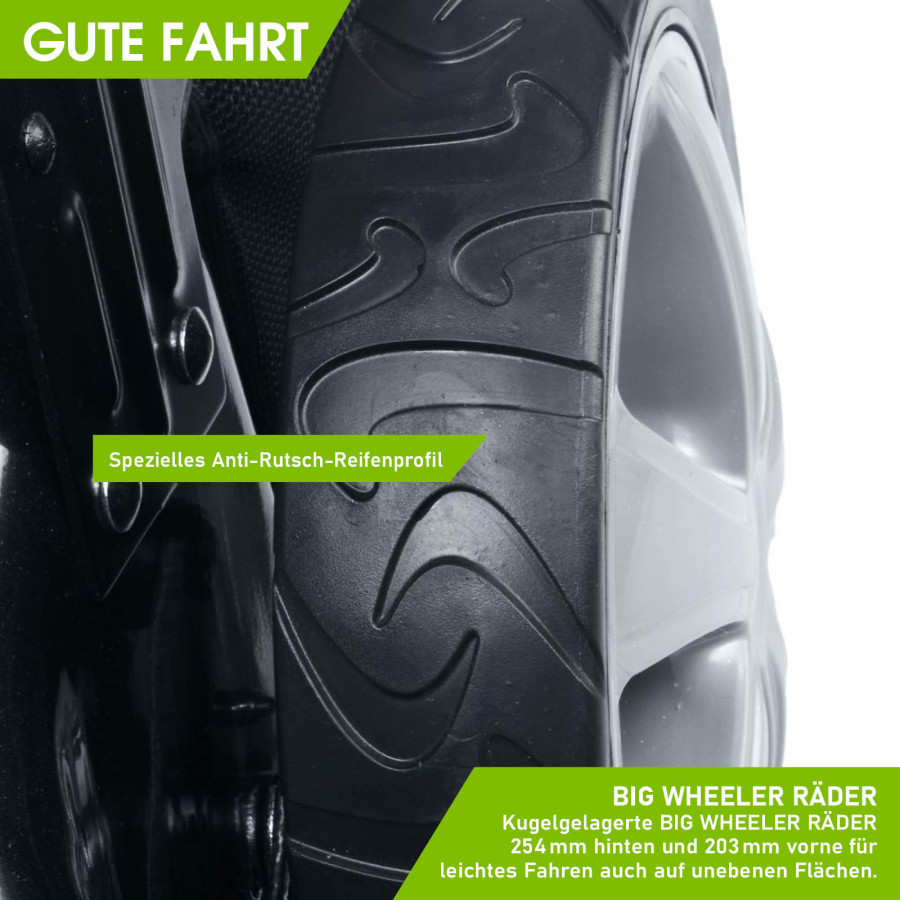 Big Wheeler Räder mit Anti-Rutsch Reifenprofil